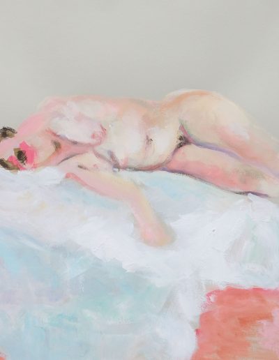 Akt, Gouache auf Papier