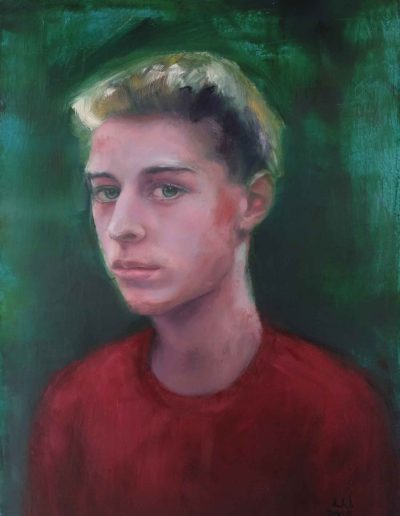 Portrait Junge Öl auf Leinwand, 50 x 70 cm